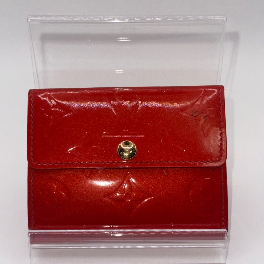 Louis Vuitton Scarlet Embossed Card Holder